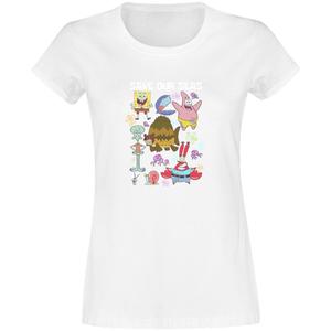Футболка SpongeBob Schwammkopf Save the Sea Life, белый