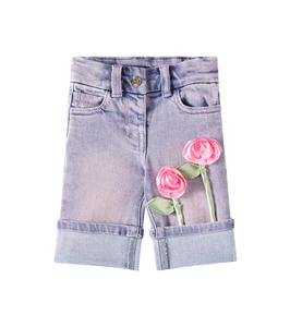 Детские джинсы Monnalisa, Stonebleach + Rosa