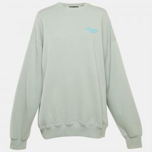 Толстовка с круглым вырезом Rotate Birger Christensen Surf Blue Cotton Iris