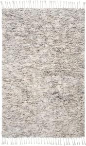 Ковер-дорожка SAFAVIEH, 69 x 244 см, Casablanca Collection, Silver, ручной работы, марокканский с кисточками, шерстяной, идеально для помещений с высокой проходимостью в гостиной, спальне (CSB552G)