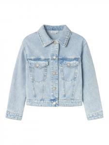 Джинсовая куртка name it Jeansjacke NKFMILA DNM JACKET 8510-ZA, цвет light blue bleached denim
