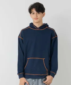 Худи с цветной строчкой (для взрослых) Chil2, цвет Navy