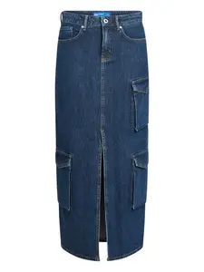Джинсовая юбка макси Karl Lagerfeld Jeans, синий