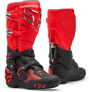 Мотоциклетные ботинки Fox Racing Men's Instinct Motocross Dirt Bike Boots, флуоресцентно-красные, размер 12, Fluorescent Red
