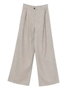 Брюки в узор "гусиная лапка" Barba, серый