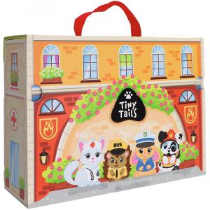 Trefl, Tiny Tails, Деревянная игрушка, Магнитная шкатулка, 61816