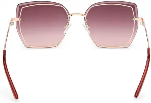 Женские солнцезащитные очки Harley-Davidson с геометрическим рисунком, градиентные линзы цвета розового золота и бордового, Gold