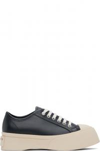 Черные кроссовки Pablo из кожи наппа Marni