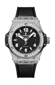 Часы Hublot Big bang one click steel pavé 33 мм
