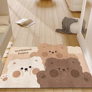 Xinglianxin Ковер 120×200 см для прихожей, грязеотталкивающий, с петлевым ворсом, не дает усадки