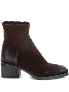 Ботинки на блочном каблуке Elena Iachi, красный