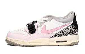 Детские баскетбольные кроссовки Legacy 312 с нескользящей подошвой и дышащими свойствами для подростков Jordan, розовый/белый