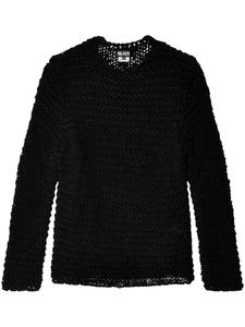 Вязаный джемпер Black Comme Des Garçons, черный