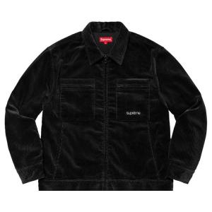 Куртка Supreme Corduroy Zip Jacket, Black