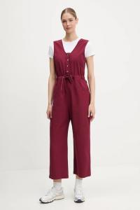 Хлопковый комбинезон Trinket Picture, бордовый