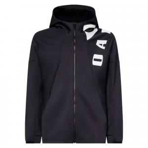 Oakley Мужская куртка Phantom, черная, с капюшоном, средней жесткости, из материала Soft Shell