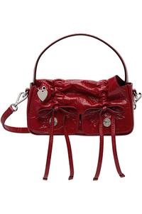 Многокарманная микросумка Acne Studios, красный