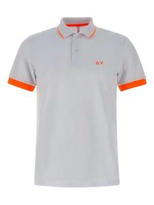 Рубашка-поло из хлопка Sun68, нейтральный