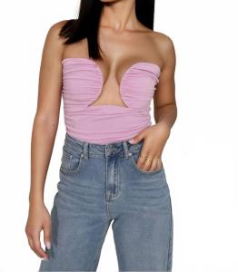 Топ в стиле бэдди розового цвета Mimosa