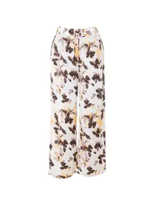 Брюки с принтом Liu Jo, белый
