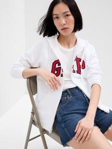 Толстовка с логотипом и флисом Gap, белый