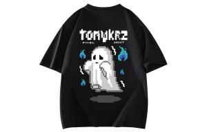 Футболка унисекс TONYKRZ, бежево-абрикосовая