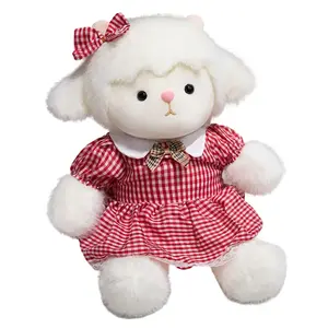 Плюшевая кукла милый ягненок в юбке Cartoon Cute Lamb In A Skirt, высота 40см YUEZHILIAN