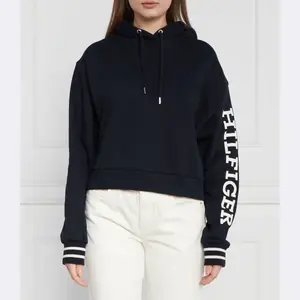 Укороченная толстовка свободного кроя Reg monotype slv Tommy Hilfiger, синий