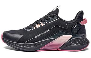 Кроссовки женские с низким верхом, черный/розовый 361°