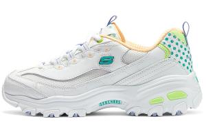 Кроссовки Skechers D"Lites 1.0 Lifestyle Shoes Women's Low-top White/Green, зеленый