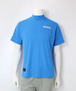 Мужской пуловер с высоким воротником и логотипом Archivio, цвет Blue(065)