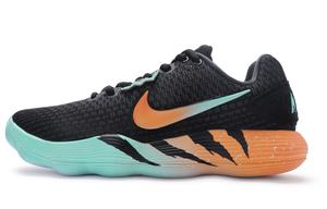 Nike Гиперданк 2017 баскетбольные кроссовки мужские низкие зеленые оранжевые