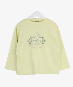 Пуловер из смесовой хлопковой ткани, быстросохнущий под УФ-излучением Studio Picone, цвет Yellow(049)