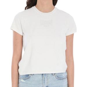 Кроп-футболка Alexander Wang, белый