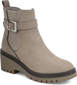 Женские ботильоны MIA Elis на танкетке с пряжкой на щиколотке, Taupe