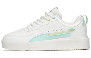 Кроссовки для скейтбординга Life Collection женские, низкие, белые/зеленые Anta