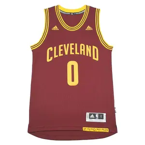 Adidas Баскетбольная майка унисекс бордового цвета