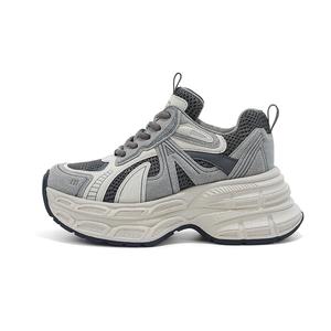 Женские кроссовки Chunky с низким верхом CHIYEANDE, Gray Unlined