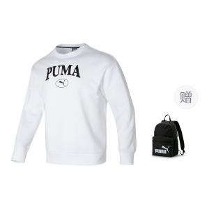 Свитшоты Unisex Crew Neck Moderate Regular PUMA, белый (comes with puma bag 1 pc)