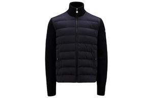 Джемпер Knitted Padded Zip up Jacket Moncler, синий