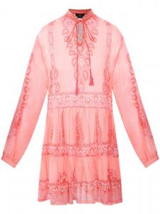 ETRO платье мини с принтом пейсли, красный