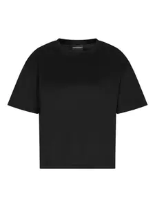 Футболка с короткими рукавами EMPORIO ARMANI, черный