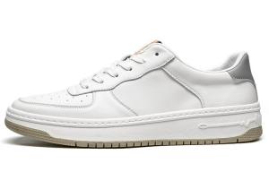 Стильные мужские кроссовки для скейтбординга с низким верхом белого цвета Leaveland