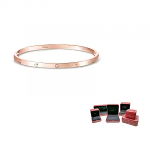 Браслет из розового золота 18 карат Women's Rose Gold Cartier, розовое золото