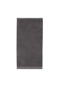 Органические однотонные полотенца bio connect organic uni grey Essenza, серые