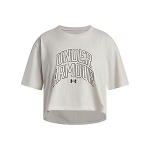 Детская укороченная бейсболка с коротким рукавом Under Armour, Cream