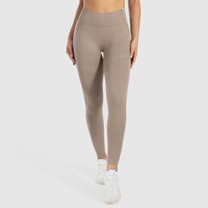 SMILODOX Женские леггинсы Infinite Batik Scrunch светло-коричневые