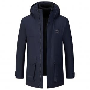 Пуховик унисекс Jeep Spirit, черный