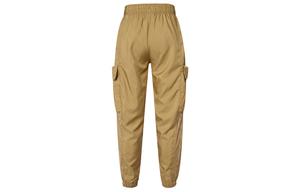 Трикотажные спортивные штаны женские золотые Jordan