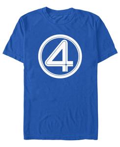 Мужская футболка с логотипом "Фантастическая четверка: Первые шаги" Fifth Sun, Royal